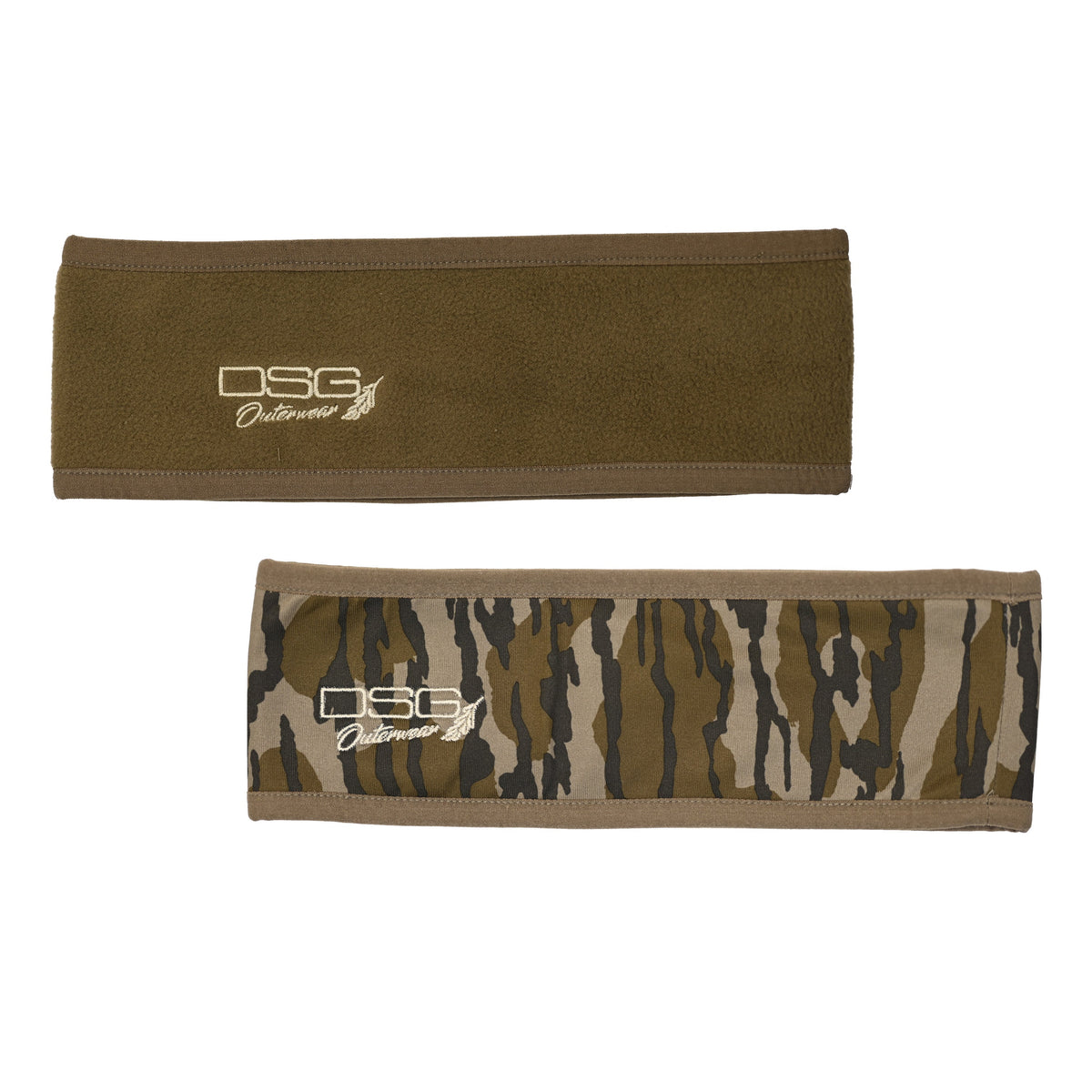 Mossy Oak Bottomland Camo Reversible Fleece Headband