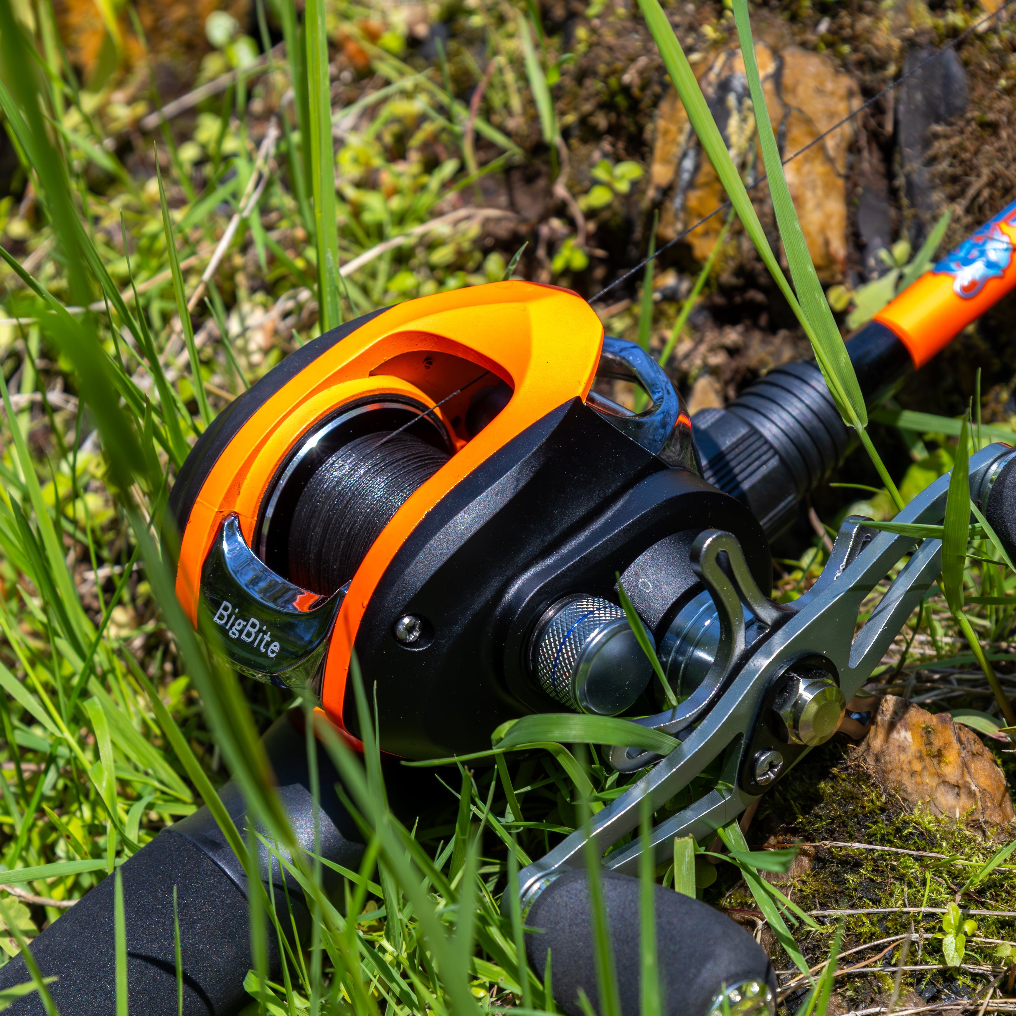 Reaction Tackle Fishing Rod and Baitcasting Reel Combo - Big Bite