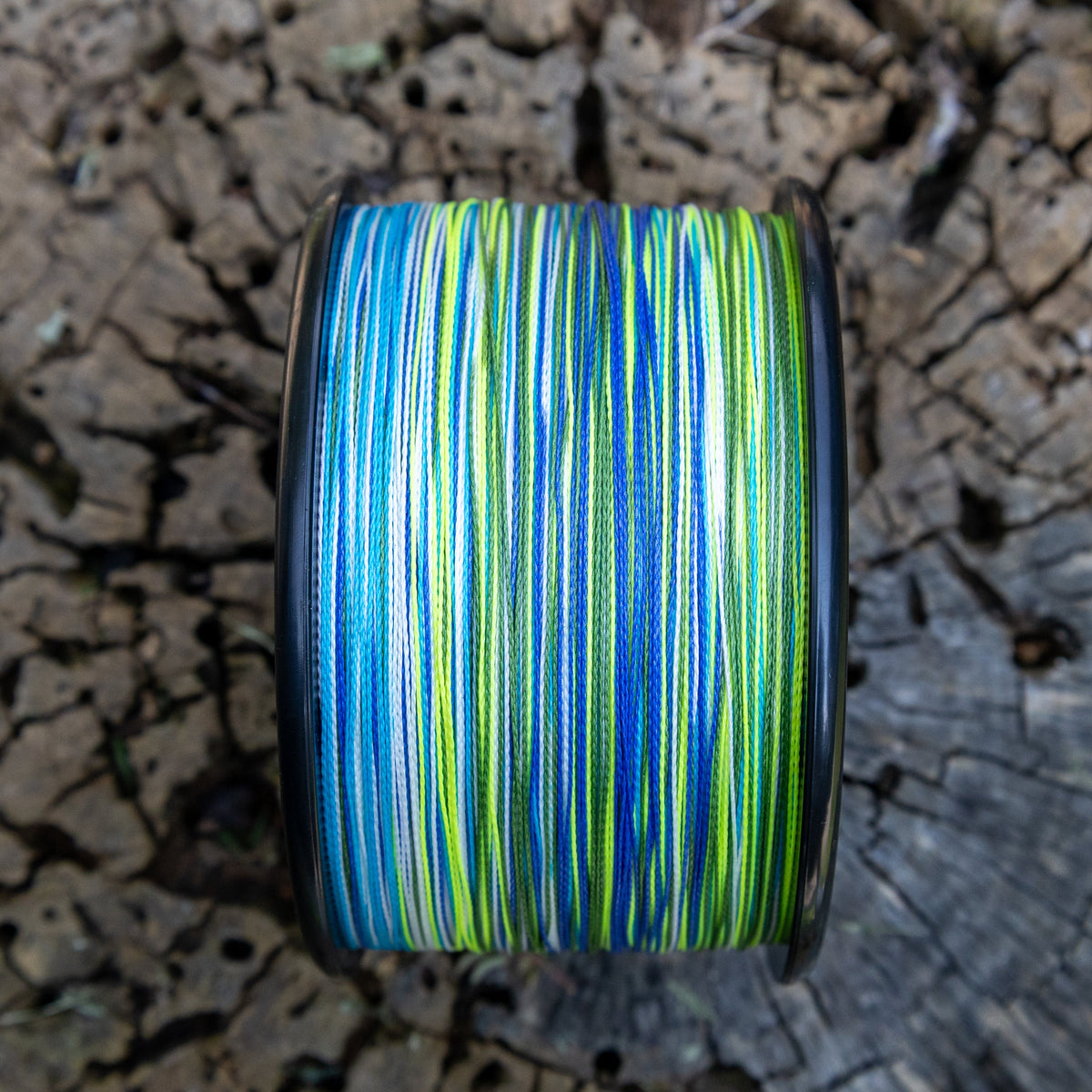 Reaction Tackle Braided Fishing Line - Aqua Camo