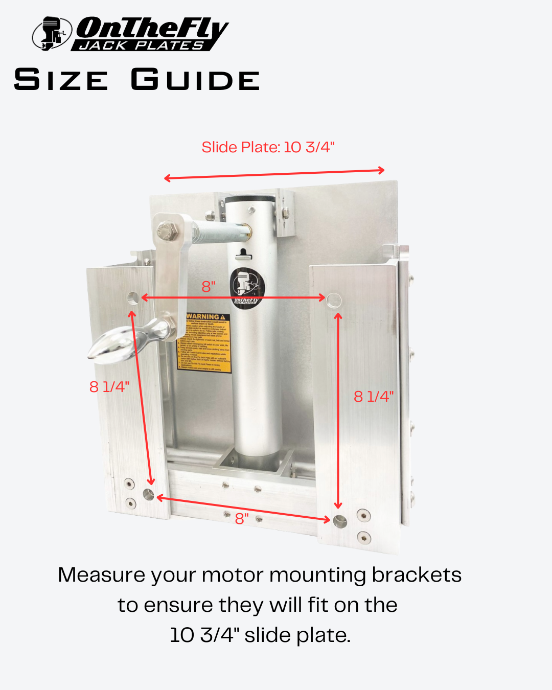Standard Manual Jack Plate (up to 40hp)