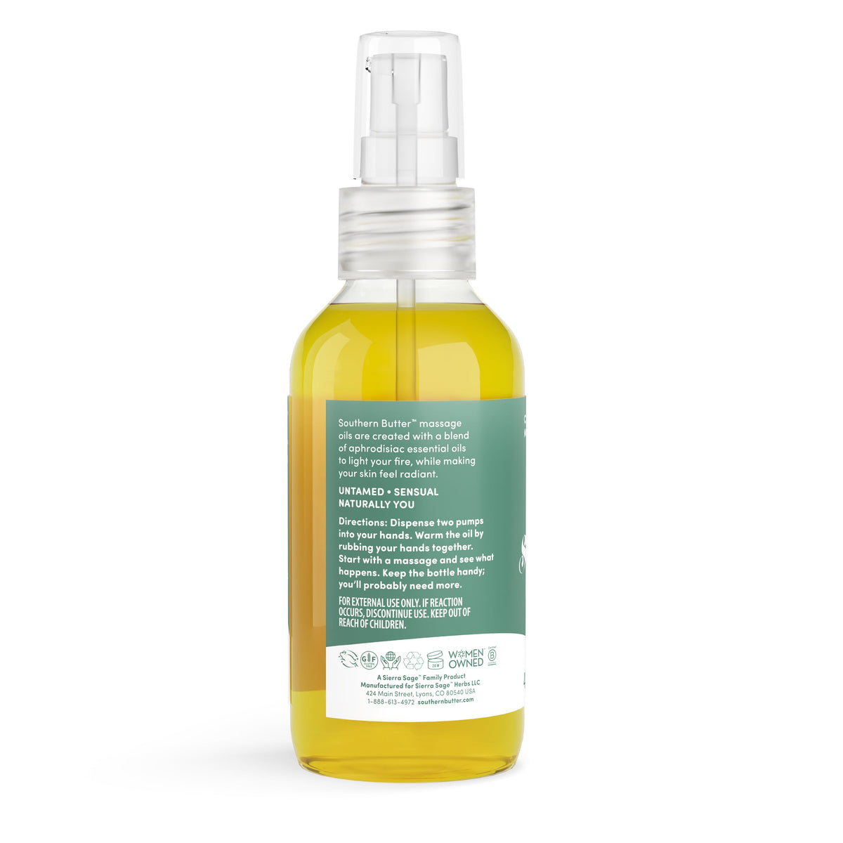 Massage Oil - Clary Sage + Ylang Ylang