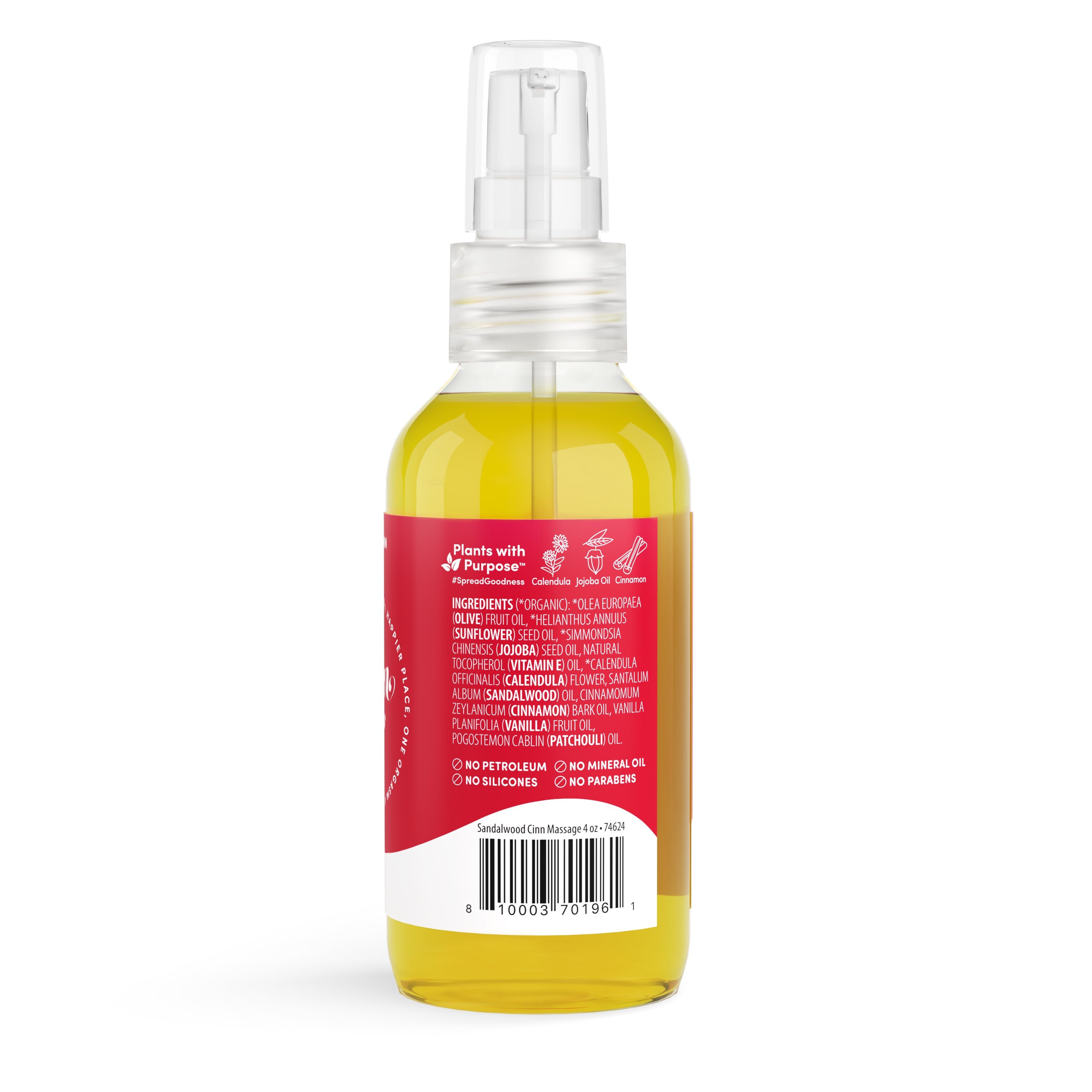 Massage Oil - Sandalwood + Cinnamon