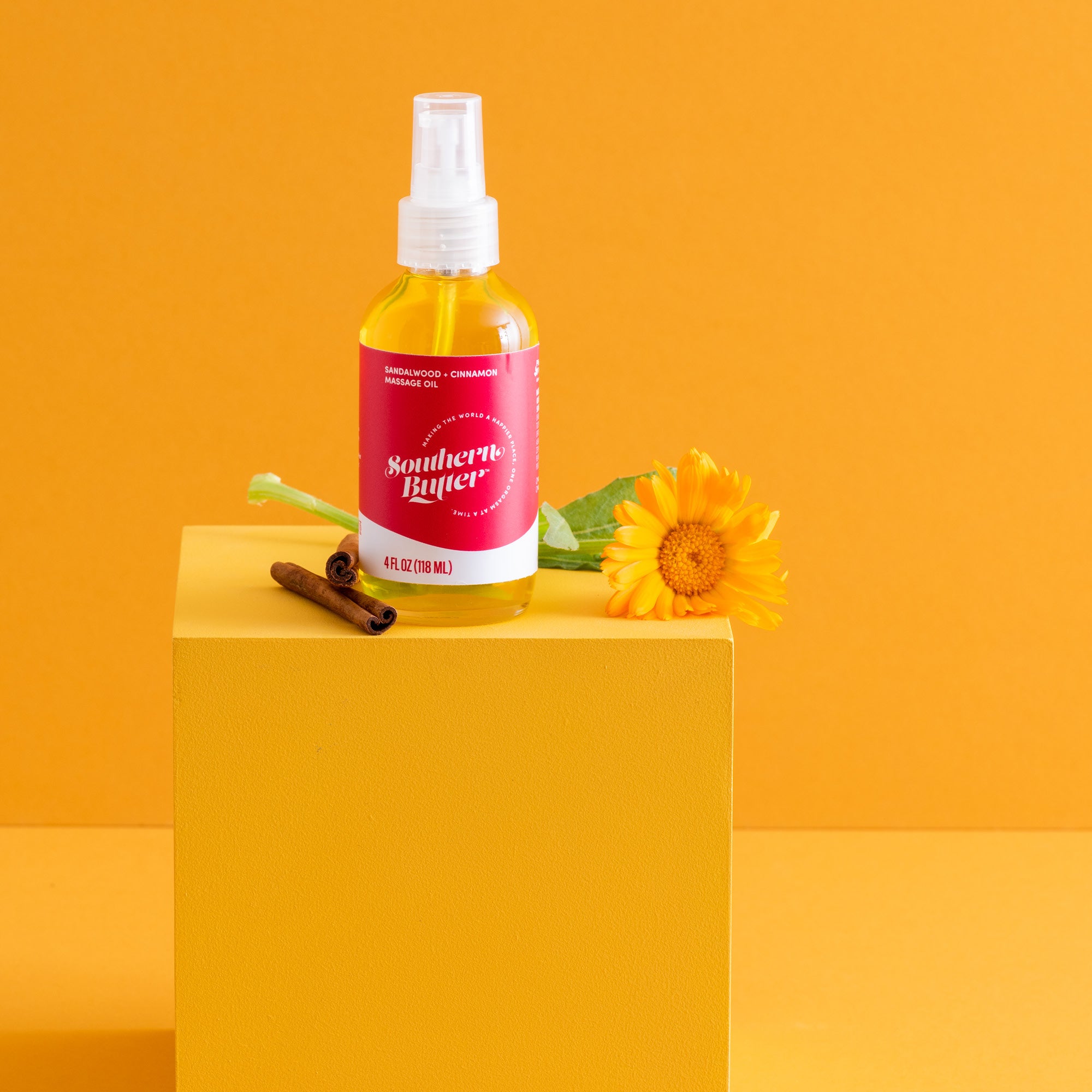 Massage Oil - Sandalwood + Cinnamon