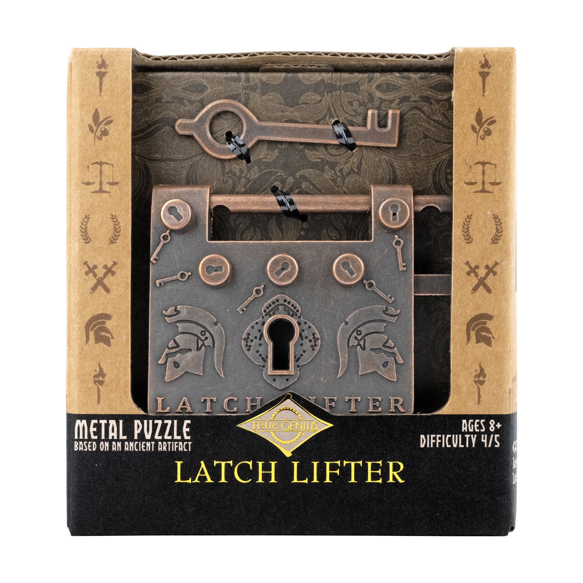 Latch Lifter Trick Lock - Unlock Roman Ingenuity with This Clever Historical Puzzle