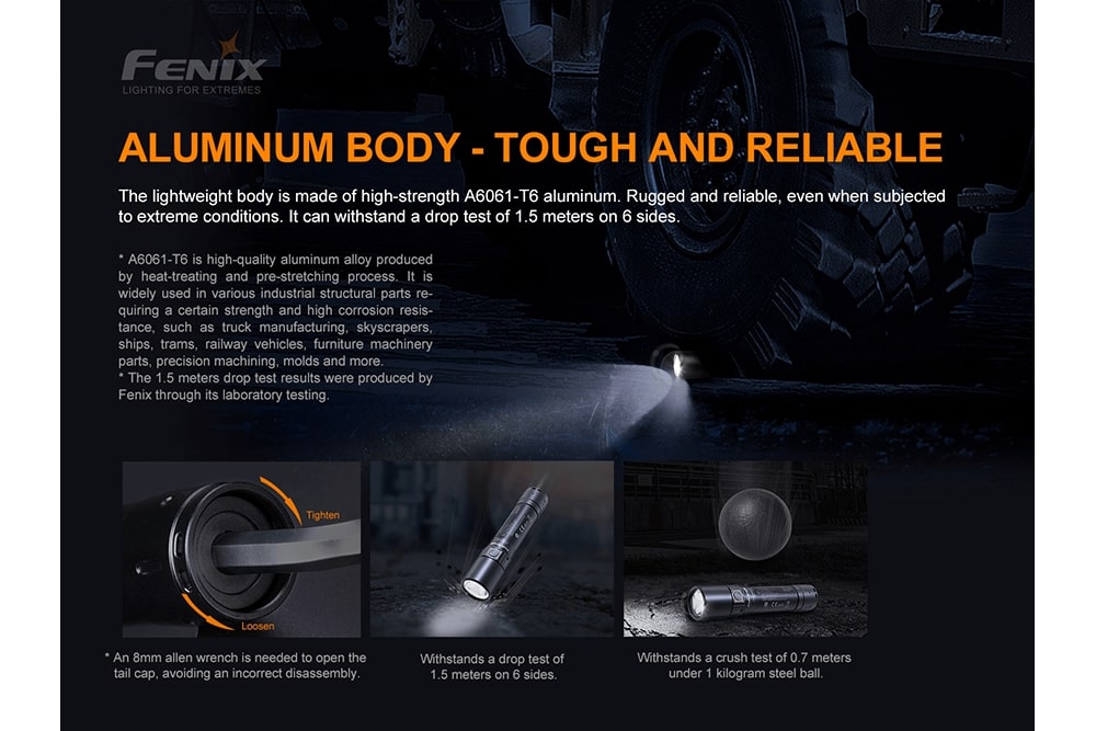 Fenix WF30RE Intrinsically Safe Flashlight - discontinued