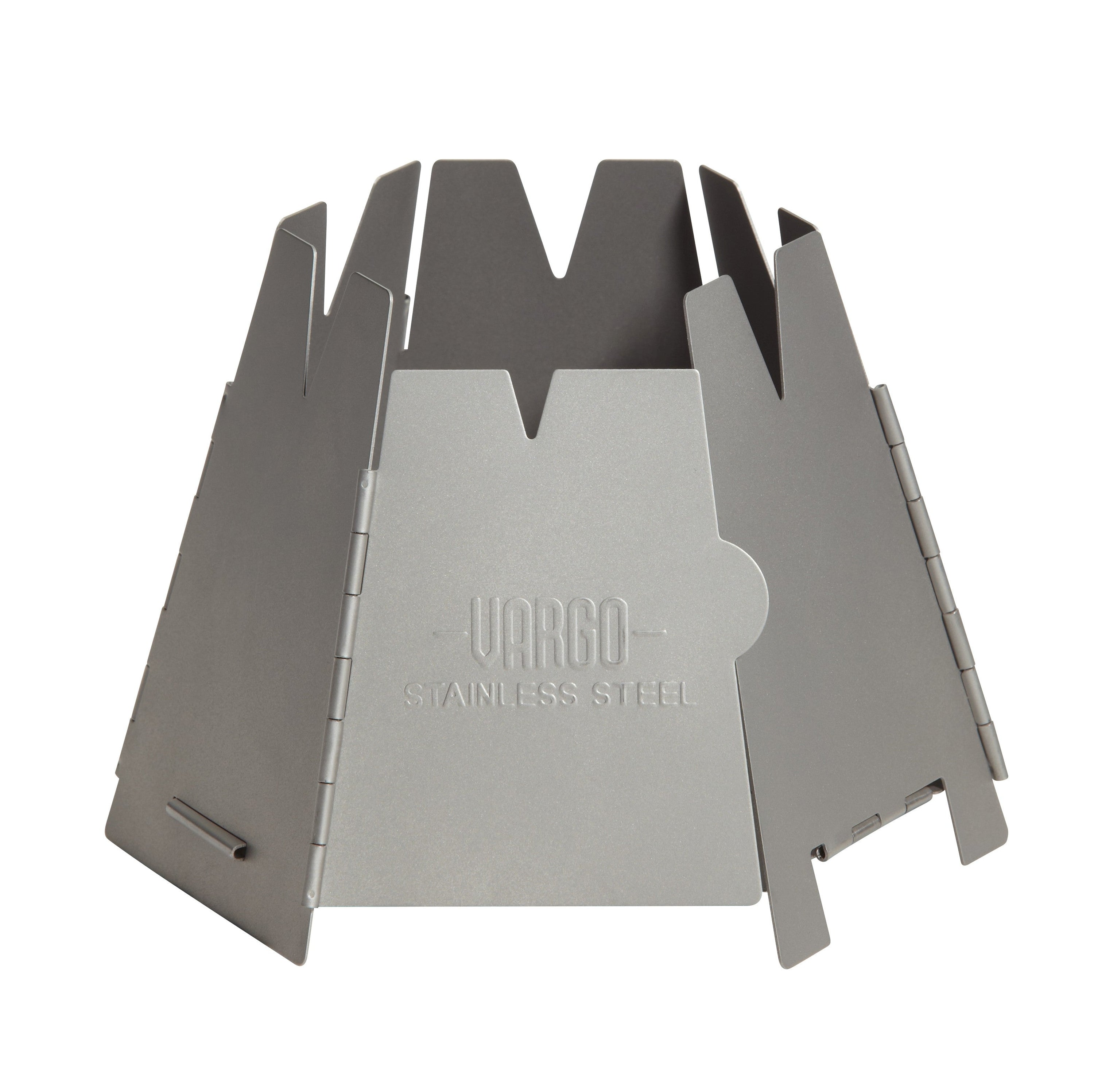 HEXAGON WOOD STOVE - STAINLESS STEEL