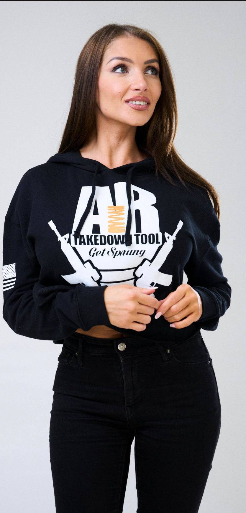 Women’s Get Sprung Crop Top hoodie V3 XS-XL