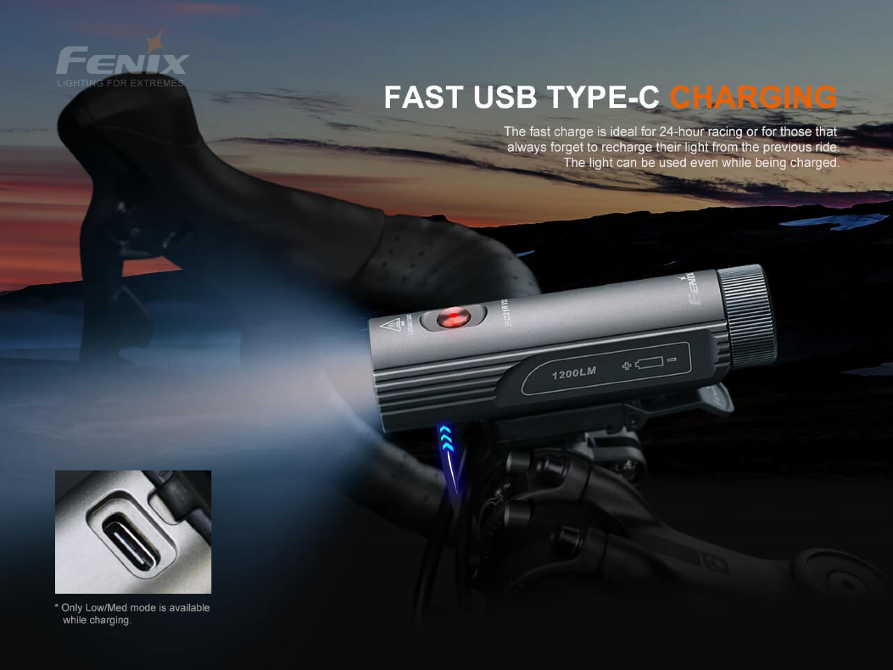 Fenix BC21R V3.0 LED Bike Light - Disctontinued