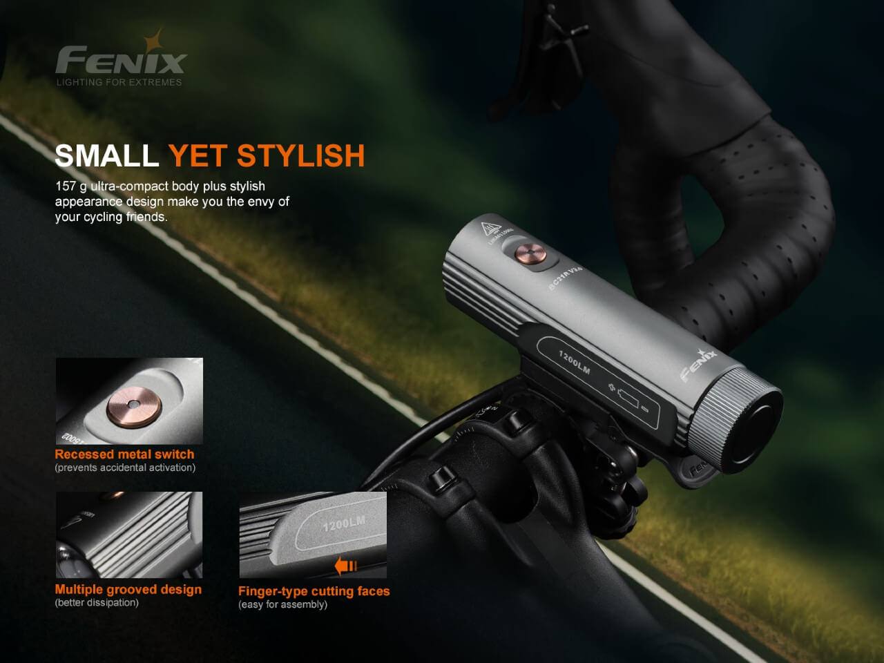 Fenix BC21R V3.0 LED Bike Light - Disctontinued