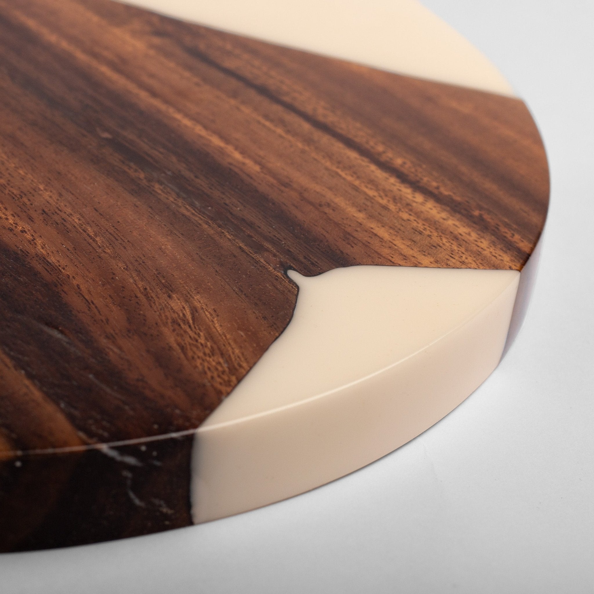 Botanical Acacia Wood Hook and Ring Toss Game