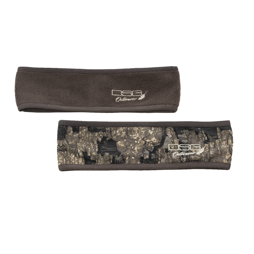 Hunt Reversible Camo Fleece Headband