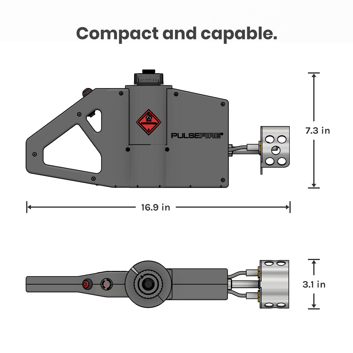 Exothermic Pulsefire Compact Flamethrower