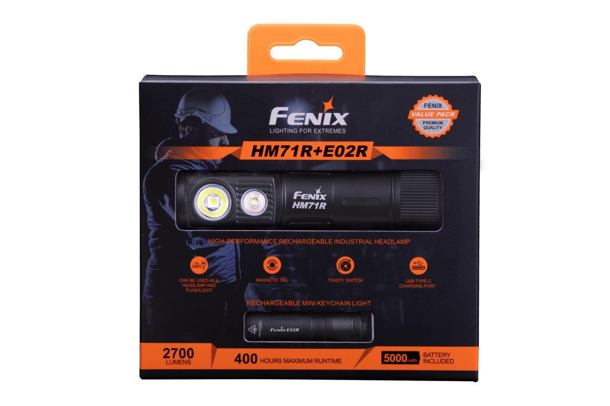 Fenix HM71R Rechargeable Industrial LED Headlamp