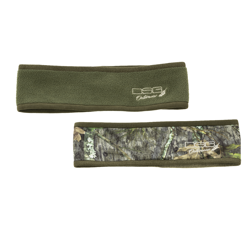 Hunt Reversible Camo Fleece Headband