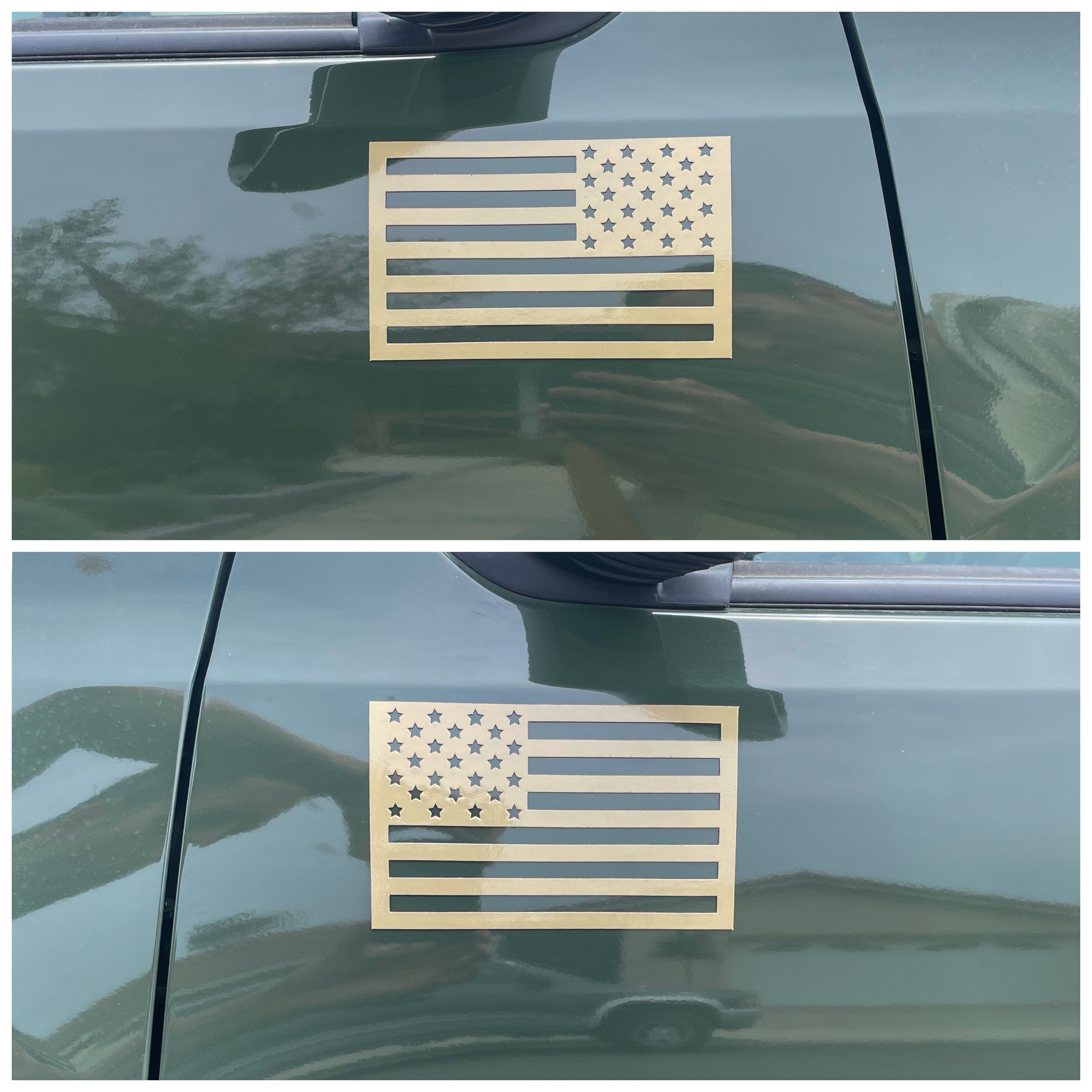 American Flag Magnet Set - Desert Tan / FDE (Premium Color)