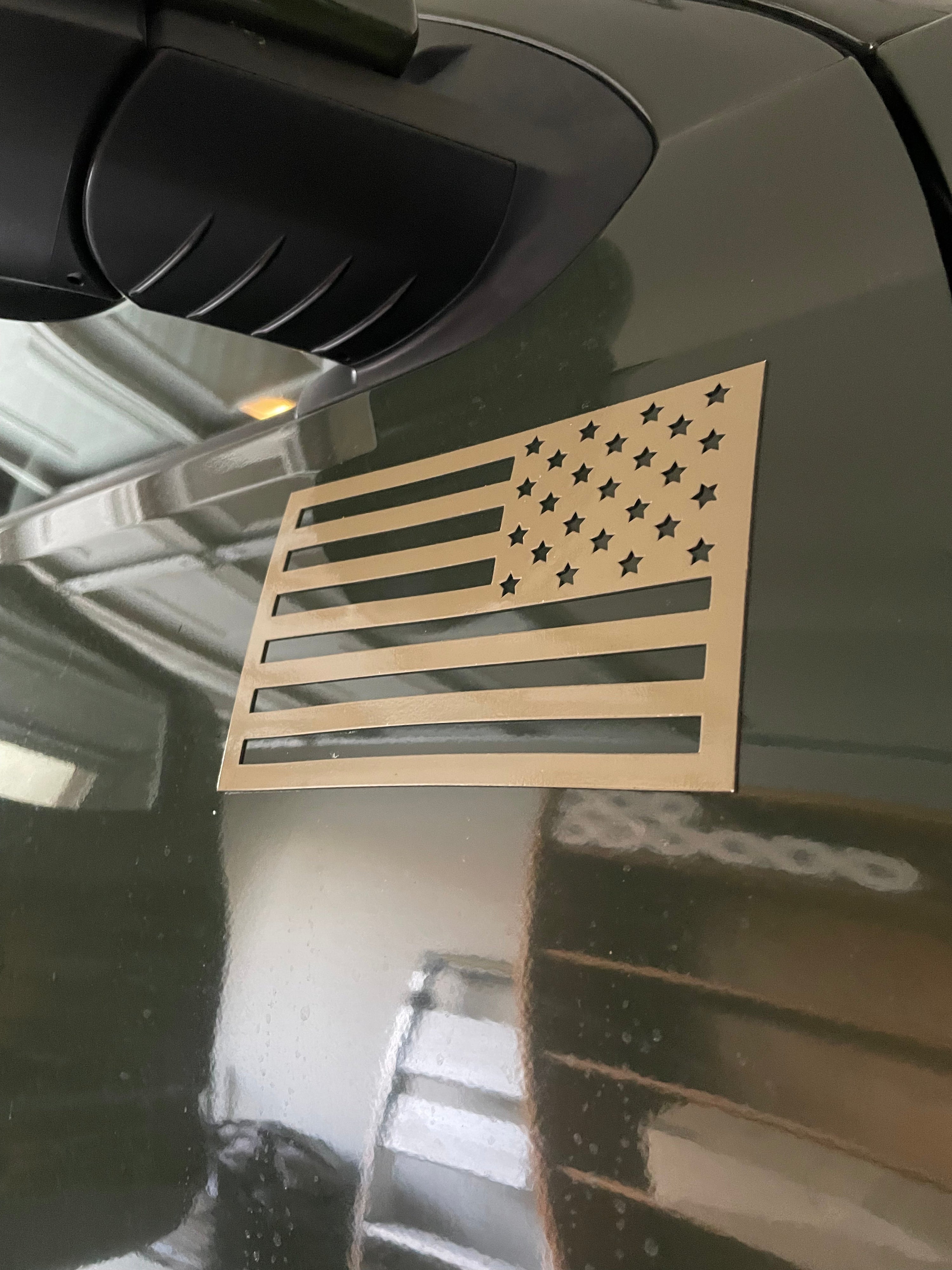 American Flag Magnet Set - Desert Tan / FDE (Premium Color)