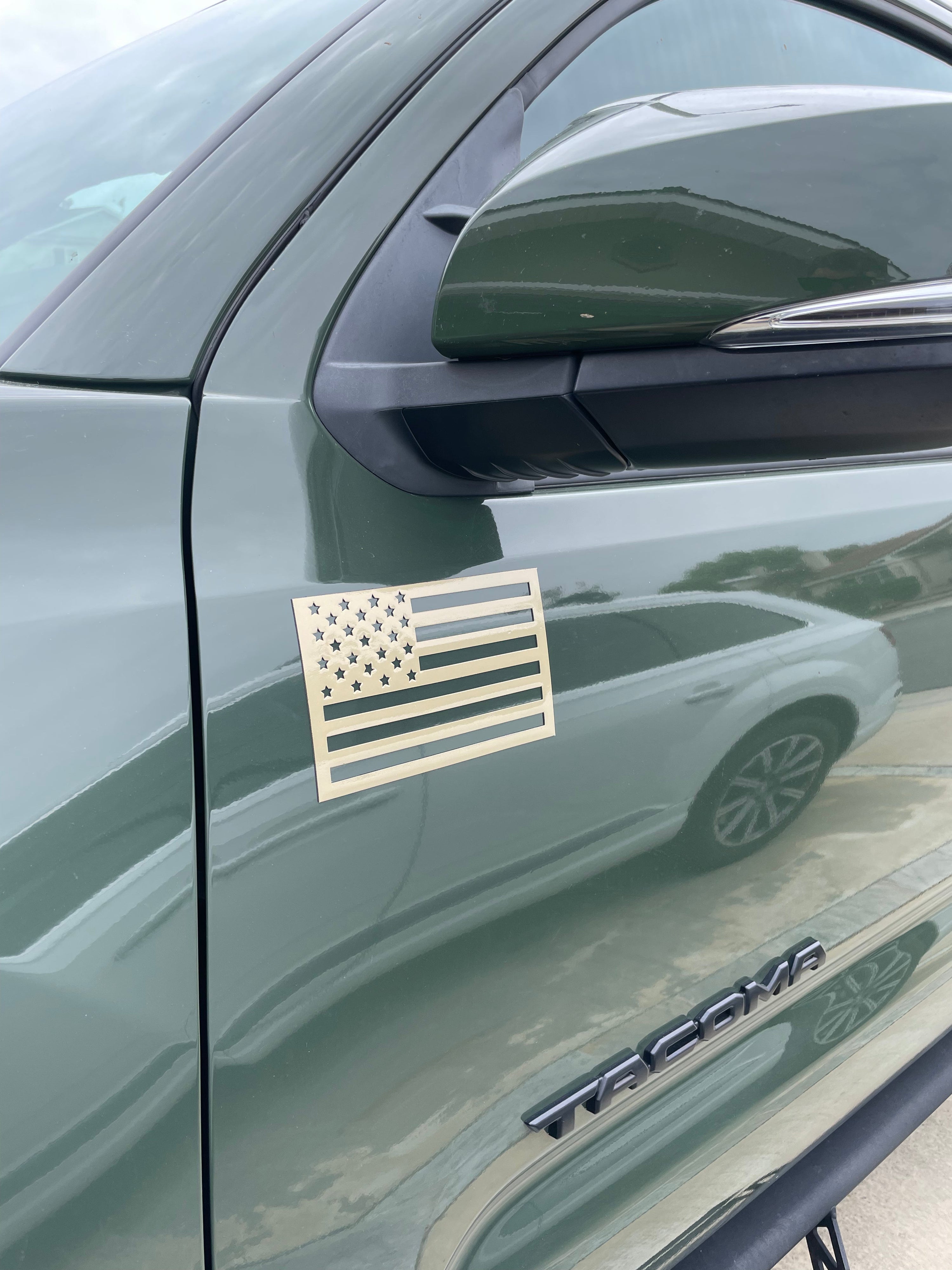 American Flag Magnet Set - Desert Tan / FDE (Premium Color)