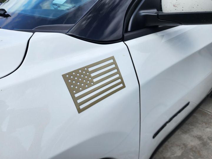 American Flag Magnet Set - Desert Tan / FDE (Premium Color)