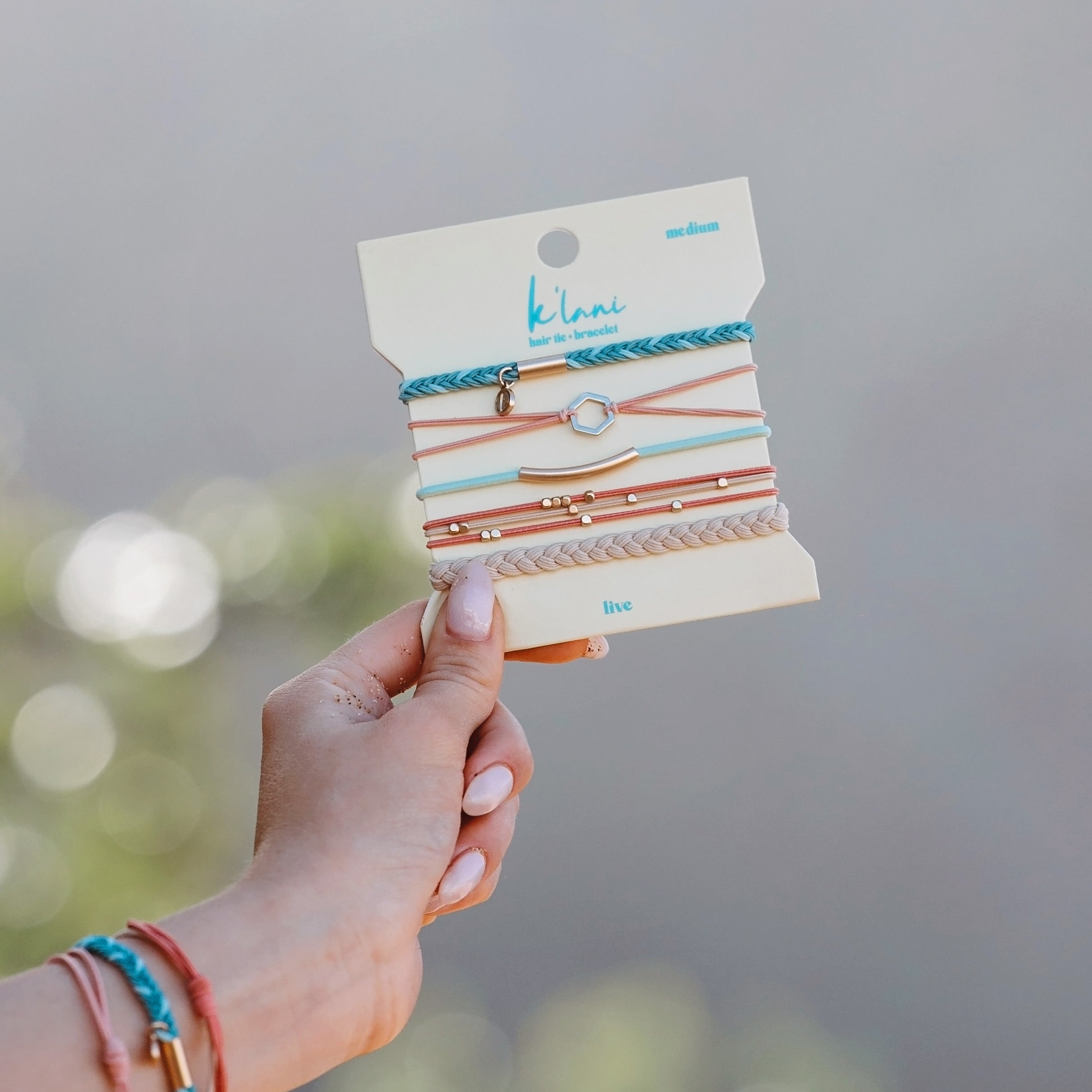 Live - Hair Tie Bracelets