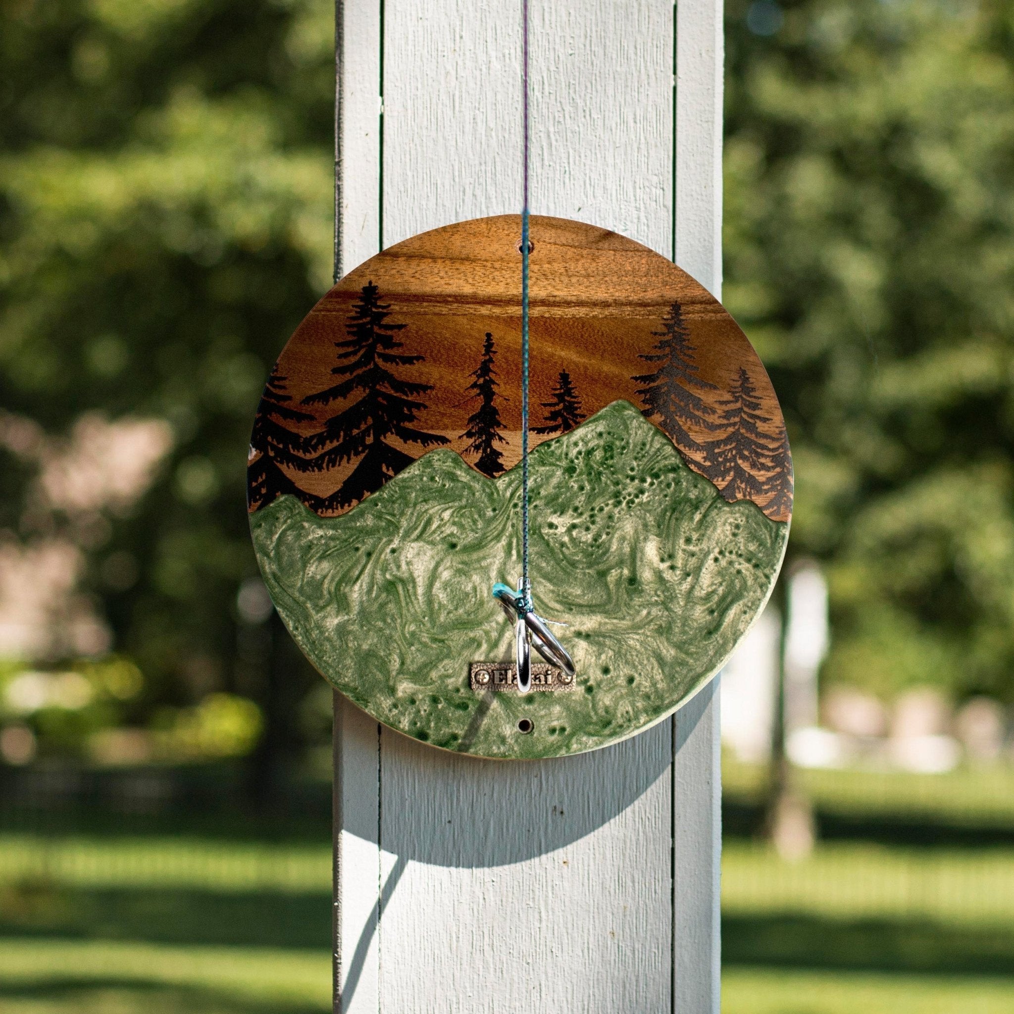Mountain Acacia Wood Hook and Ring Toss Game