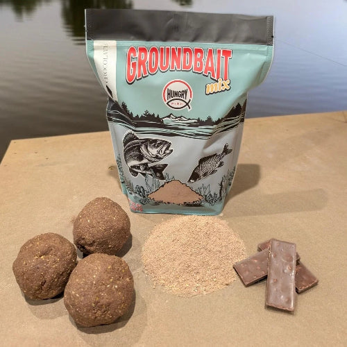 HungryFish GroundBait Mix - ( Chocolate ) 2 lb