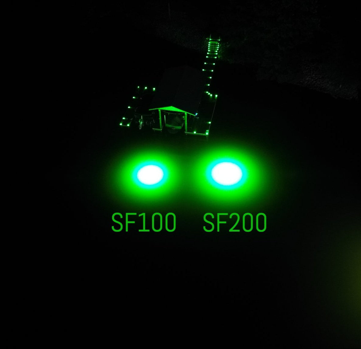 Sea Floor Dock Light-Green-SF100G