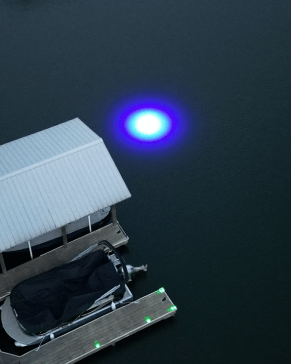 Sea Floor Dock Light-Blue-SF100B