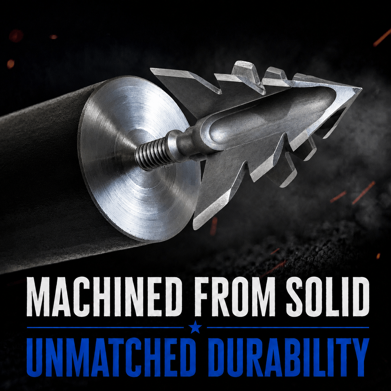 TOTA | 125 Grain Broadhead | Small Game and Turkey | Fixed Blade
