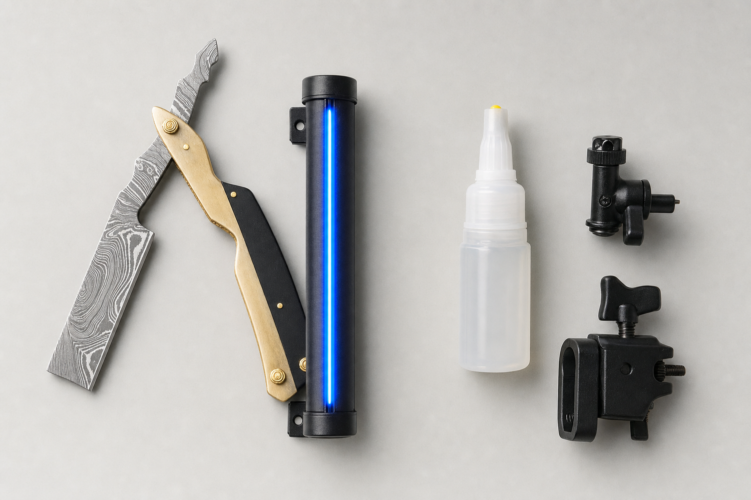 New brands at Lotz Outdoors for the week of July 6 to July 12, 2026: Divine Knives Damascus cutlery, Hydroglow Marine Lights, Shoe-Fix boot repair adhesive, and ShopThermalOptics trail camera mounts