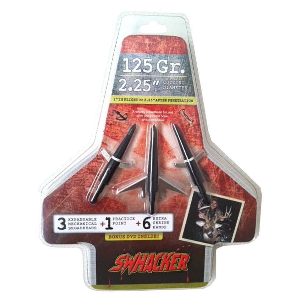 Swhacker 2 blade mechanical broadhead, closed position
