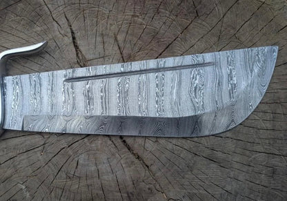 Wing Chun Butterfly Swords with Wood Grain Damascus Blades
