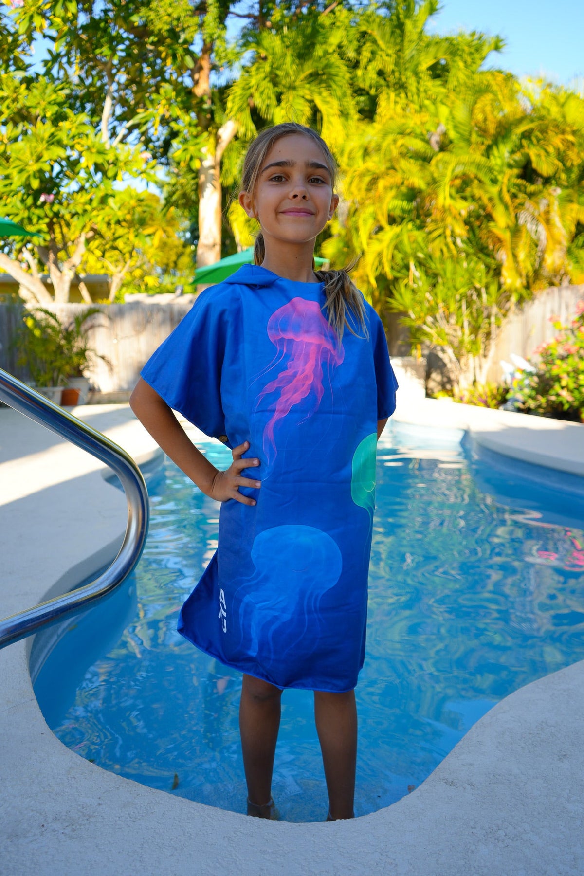 Pololia - Jelly Fish Towel Poncho (Mini)