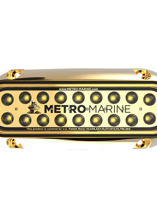 Metro Marine High-Output Elongated Underwater Light w/Intelligent Monochromatic LEDs - White, 45 Beam [F-BME1-H-W3-45]