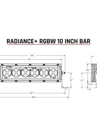 RIGID Industries Radiance + 10" Light Bar - RGBW [210053]