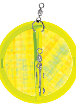 Luhr-Jensen 3-1/4" Dipsy Diver - Chartreuse/Silver Bottom Moon Jelly [5560-000-2509]