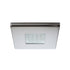 Quick Edwin C Downlight LED - 2W, IP66, Screw Mounted - Square Stainless Bezel, Square Warm White Light
