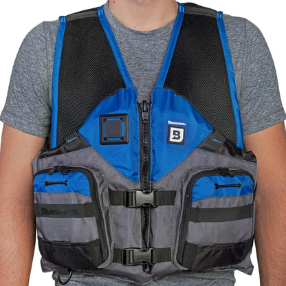 Bluestorm Sportsman Adult Mesh Fishing Life Jacket - Deep Blue - 2XL/3XL [BS-105-BLU-2/3X]