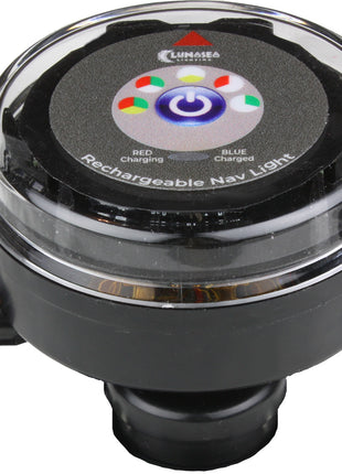 Lunasea Rechargeable Tri-Color Portable Navigation Light (No Mount) - Black [LLB-72BK-UB-00]