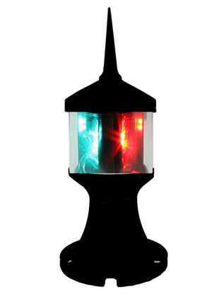 Lunasea Tri-Color/Anchor Zero Emission Light Fixture - 12V - Black [LLB-73BK-01-BB]