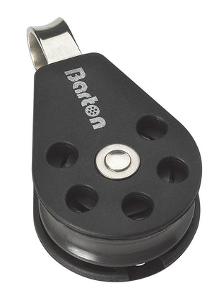 Barton Marine Size 3 45mm Plain Bearing Pulley Block Single With Fixed Eye [N03110]