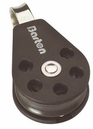 Barton Size 1 30mm Plain Bearing Pulley Block Single Fixed Eye [N01110]