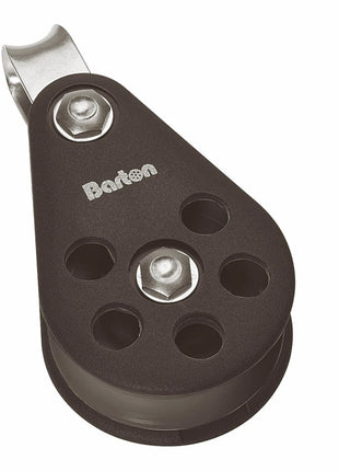 Barton Size 6 64mm Plain Bearing Pulley Single Block Fixed Eye [N06110]