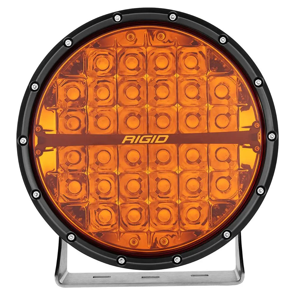 RIGID Industries 360-Series Amber Pro 9&quot; Offroad Spot Beam w/Amber Backlight Pod - Single [36522]