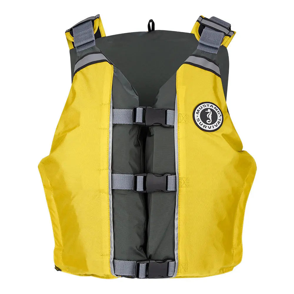 Mustang APF Foam Vest - Universal - Yellow/Grey [MV411102-222-0]