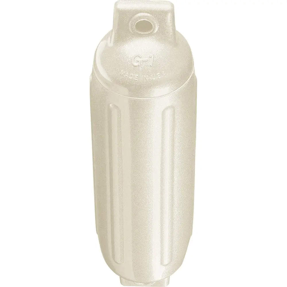 Polyform G-1 Twin Eye Fender 3.5" x 12.8" - Metallic White [G-1-METALLIC WHITE]