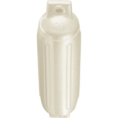 Polyform G-1 Twin Eye Fender 3.5" x 12.8" - Metallic White [G-1-METALLIC WHITE]