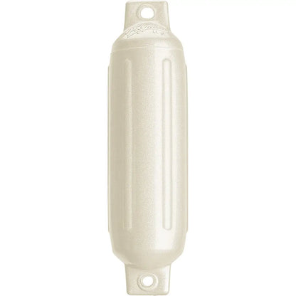 Polyform G-1 Twin Eye Fender 3.5" x 12.8" - Metallic White [G-1-METALLIC WHITE]