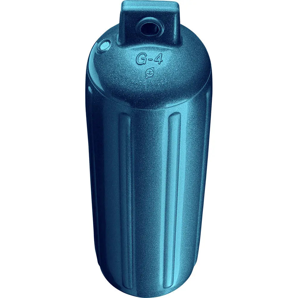 Polyform G-4 Twin Eye Fender 6.5&quot; x 22&quot; - Metallic Blue [G-4-METALLIC BLUE]