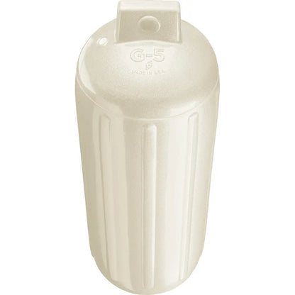 Polyform G-5 Twin Eye Fender 8.8&quot; x 26.8&quot; - Metallic White [G-5-METALLIC WHITE]