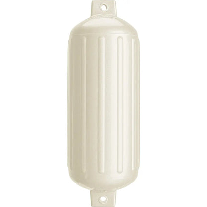 Polyform G-6 Twin Eye Fender 11" x 30" - Metallic White [G-6-METALLIC WHITE]